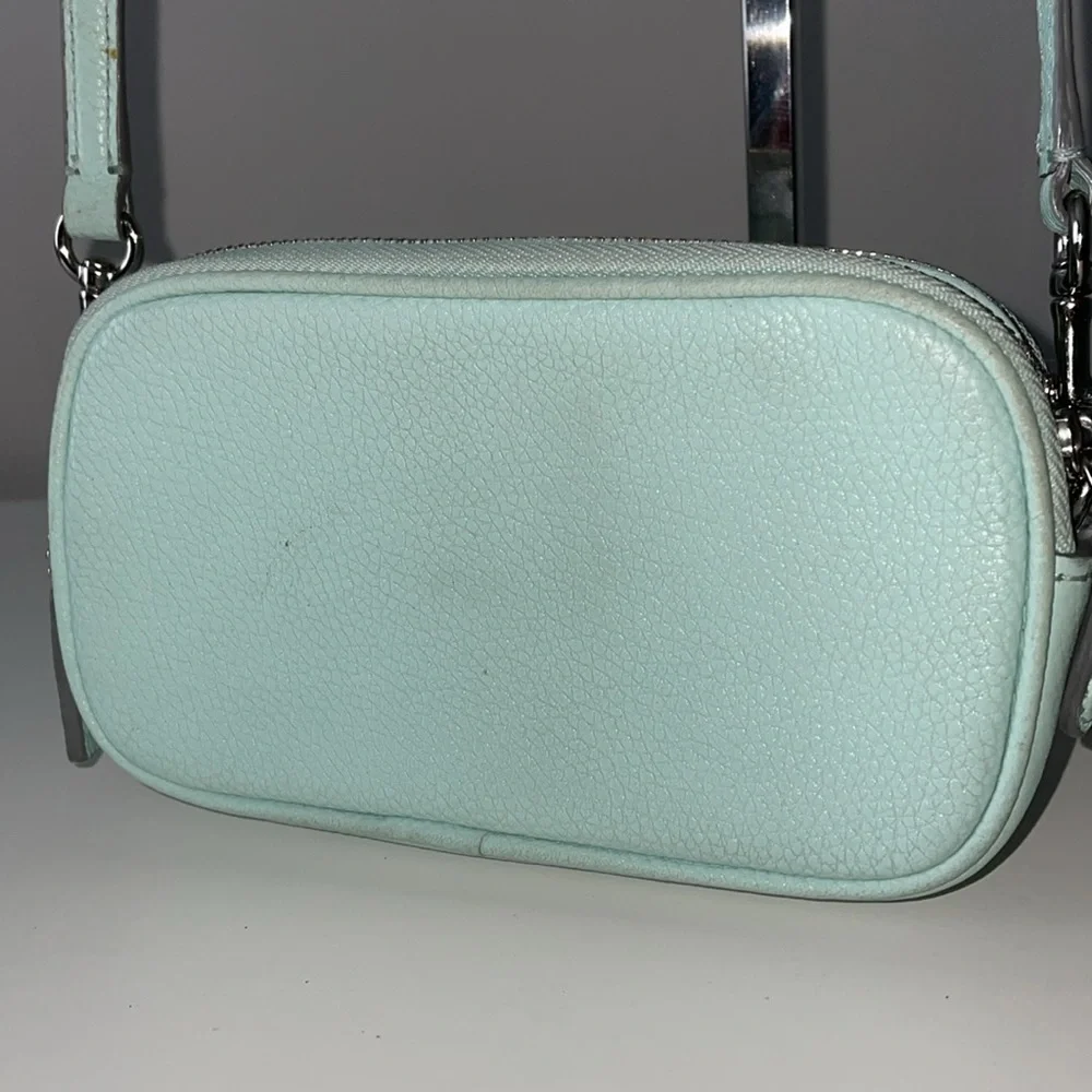 COACH ‘Jes Crossbody Bag’ in Sea Green Pebbled Leather - Picture 3 of 8
